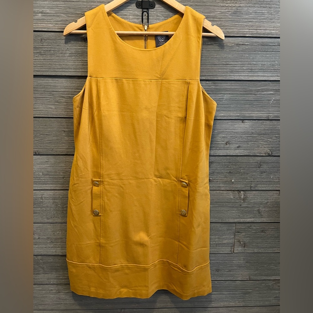Vince Camuto Golden Sleeveless Dress